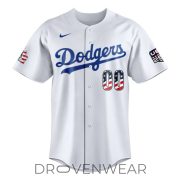 Los Angeles Dodgers USA 250 Patriotic Baseball Jersey 2026 - Image 2
