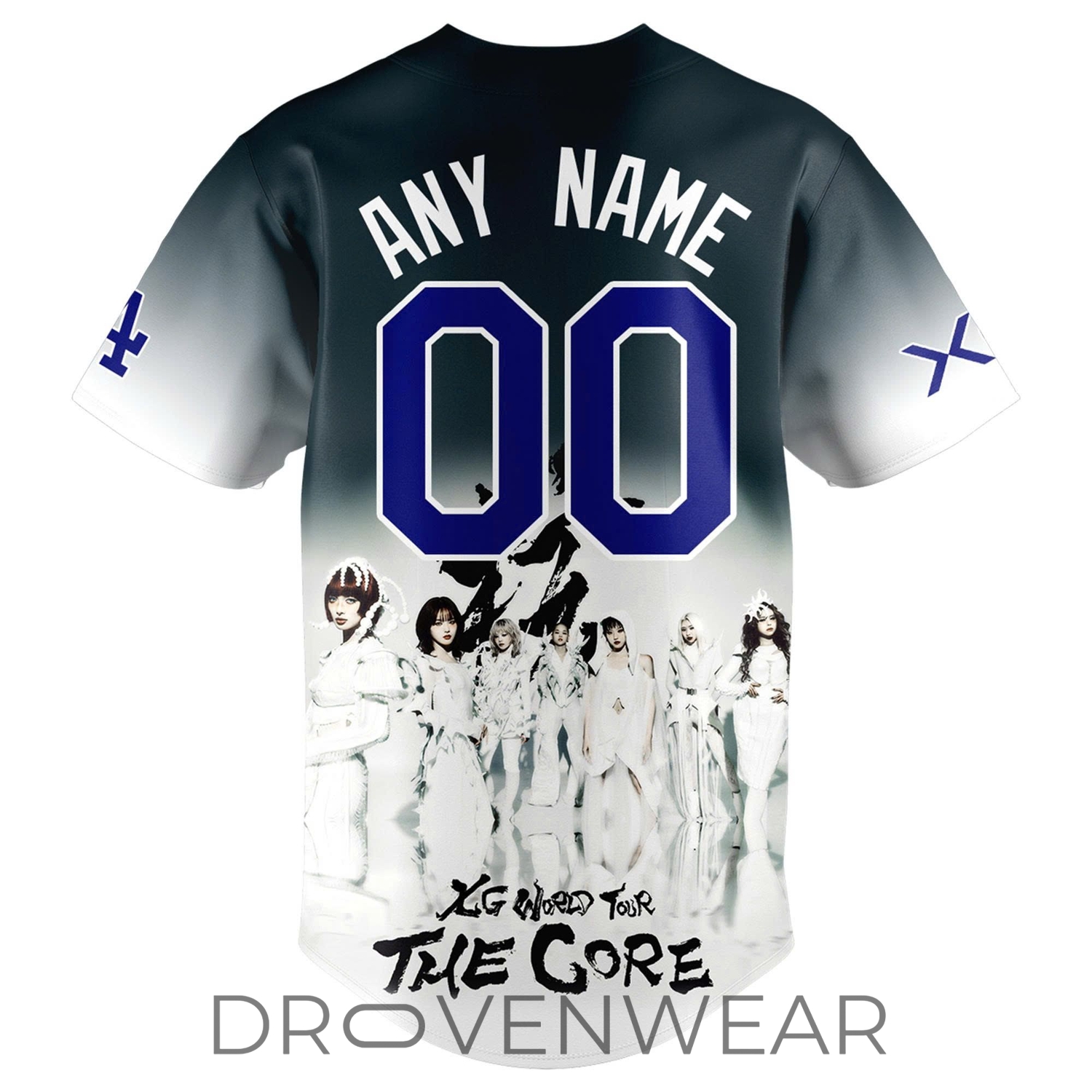 Los Angeles Dodgers x XG The Core Tour Special Edition Jersey Los Angeles Dodgers x XG The Core Tour Special Edition Jersey