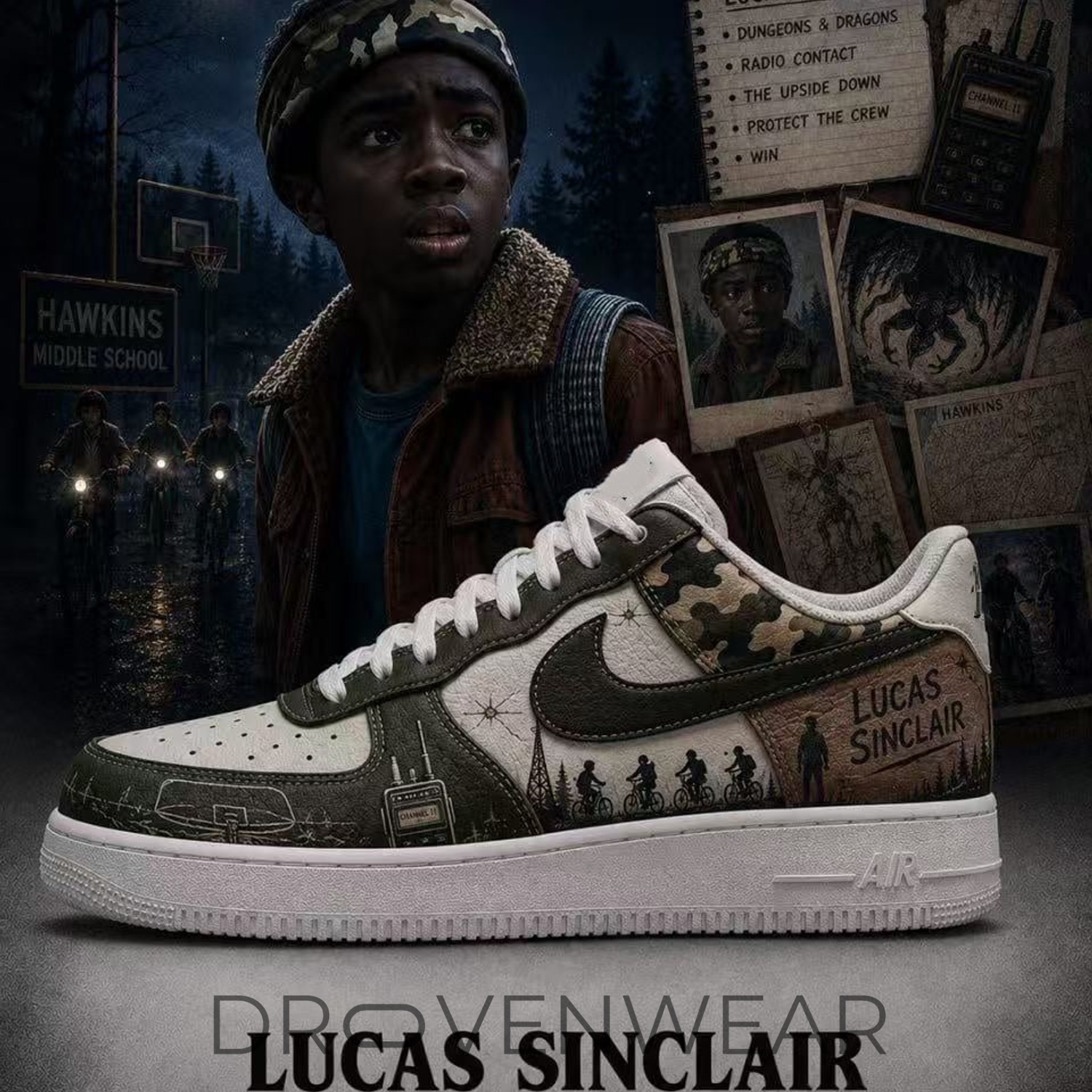 Lucas Sinclair Stranger Things Air Force 1 Lucas Sinclair Stranger Things Air Force 1