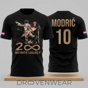 Luka Modric 200 Games Infinite Legacy 2026 World Cup TShirt by Drovenwear.com