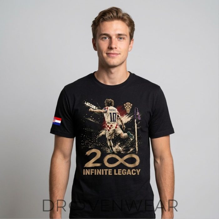 Luka Modric 200 Games Infinite Legacy 2026 World Cup T-Shirt - Image 2