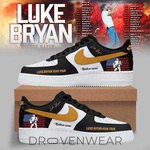Luke Bryan Country Night Tour 2026 AF1 Sneakers by Drovenwear.com