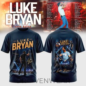 Luke Bryan Country Night Tour 2026 Graphic Shirt by Drovenwear.com