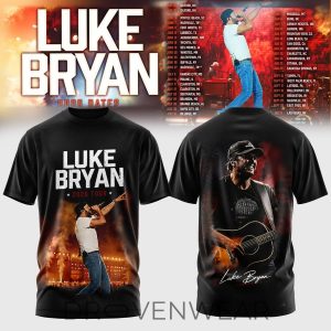 Luke Bryan Country Night Tour 2026 Graphic Shirt V2 by Drovenwear.com