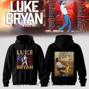 Luke Bryan Country Night Tour 2026 Hoodie by Drovenwear.com