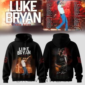 Luke Bryan Country Night Tour 2026 Hoodie V3 by Drovenwear.com