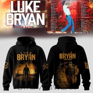 Luke Bryan Country Nights Tour 2026 Premium Hoodie by Drovenwear.com