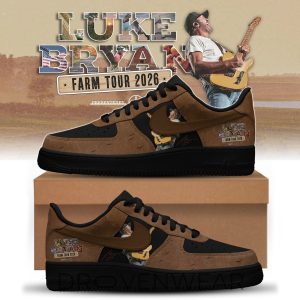 Luke Bryan Word On The Street Tour AF1 Sneakers by Drovenwear.com