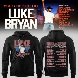Luke Bryan Word On The Street Tour Fan Hoodie by Drovenwear.com