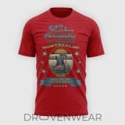 Luke Combs My Kinda Saturday Night Tour Montreal Parc Jean-Drapeau Red Fan Shirt - Image 2