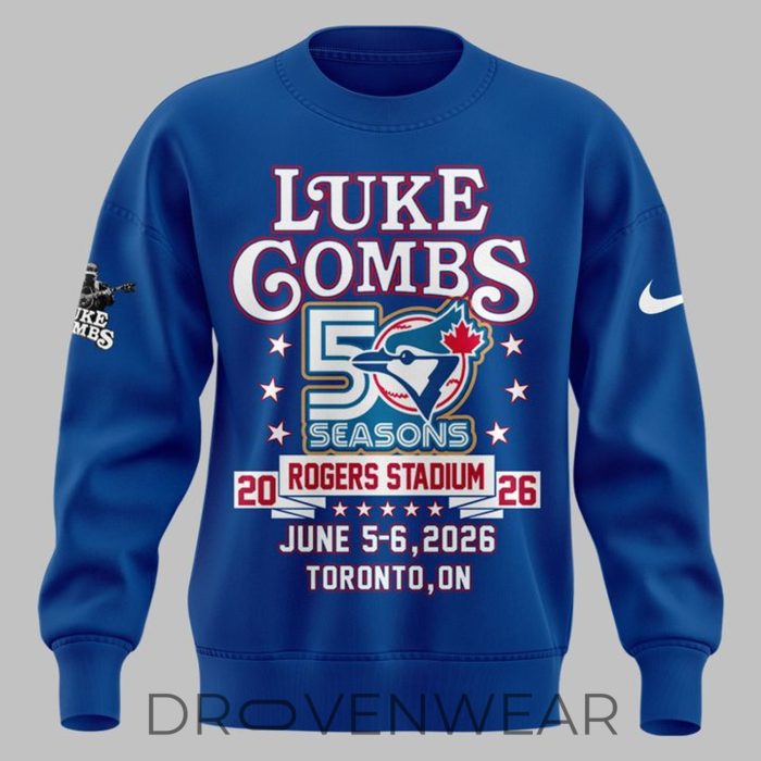 Luke Combs x Toronto Blue Jays 50th Anniversary Tour Sweatshirt - Image 2