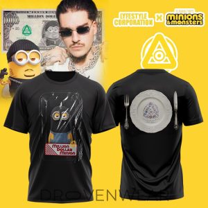 Lyfestyle Corporation Minions Monsters Urban Black TShirt V2 by Drovenwear.com