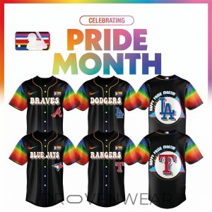 MLB Teams Pride Month 2026 Limited Baseball Jersey by Drovenwear.com