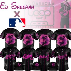 MLB x Ed Sheeran Loop Tour 2026 Fan Collection Jersey V2 by Drovenwear.com