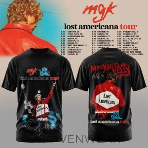Machine Gun Kelly Lost Americana Tour 2026 Limited Fan Tee by Drovenwear.com