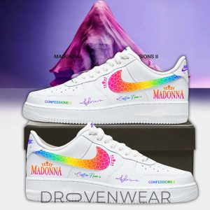 Madonna Confessions II Signature AF1 Sneakers 2026 V3 by Drovenwear.com