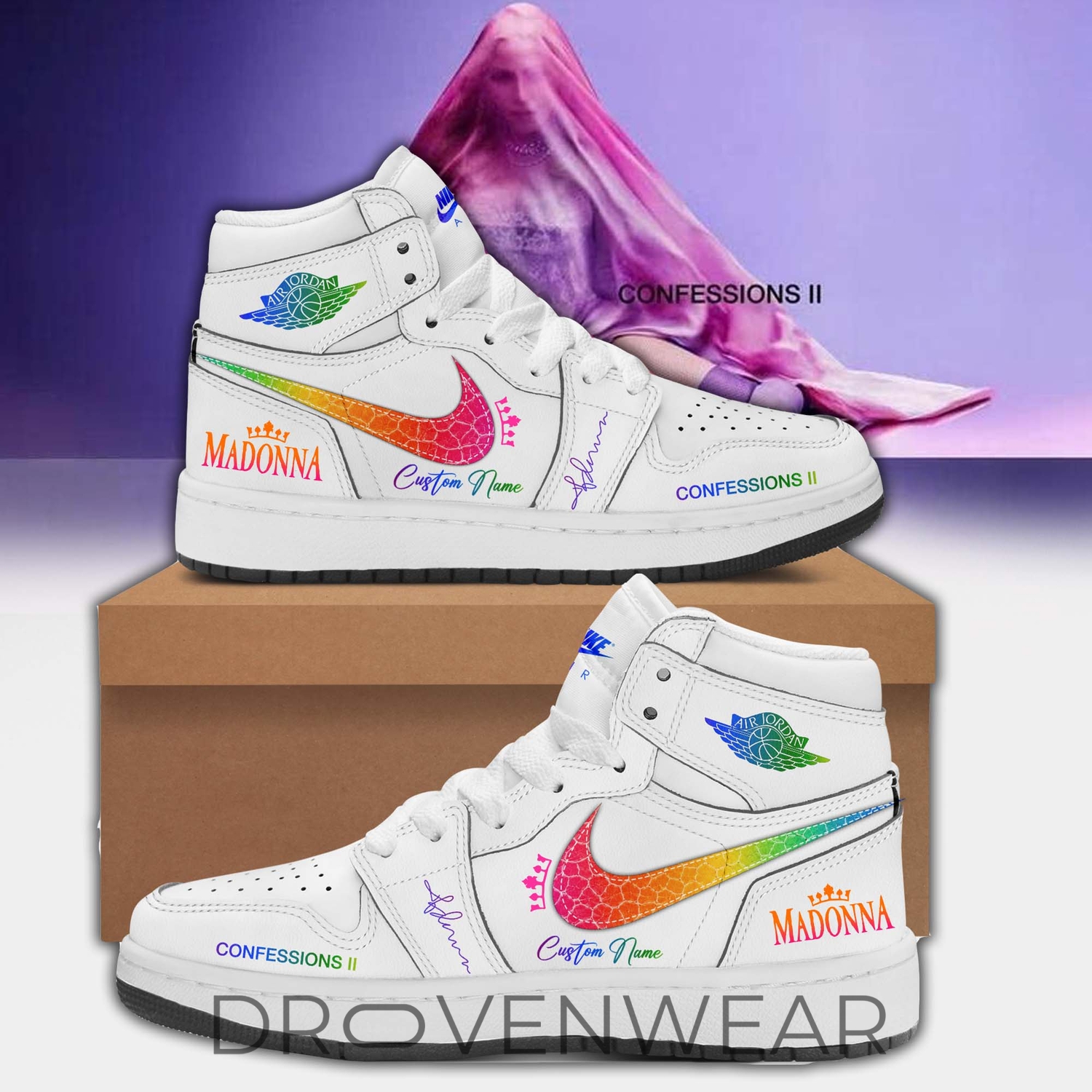 Madonna Confessions II Signature AJ1 Sneakers 2026 V3 Madonna Confessions II Signature AJ1 Sneakers 2026 V3