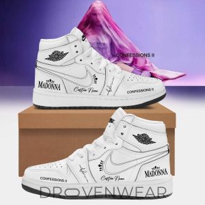Madonna Confessions II Tour Inspired AJ1 Sneakers 2026 by Drovenwear.com