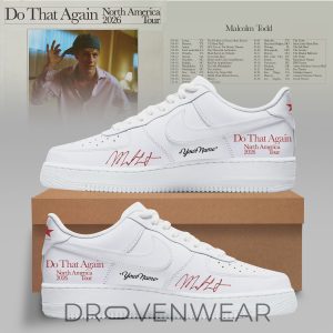 Malcolm Todd Do That Again Tour 2026 AF1 Sneakers by Drovenwear.com