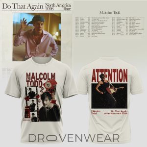Malcolm Todd Do That Again Tour 2026 Graphic Shirt V2 by Drovenwear.com