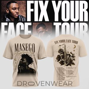 Masego Fix Your Face Tour 2026 Collectors Tee by Drovenwear.com