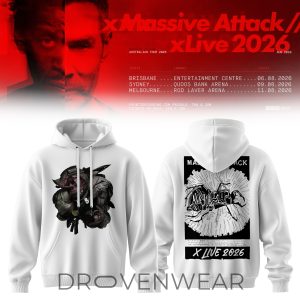 Massive Attack Live Tour 2026 Limited Hoodie by Drovenwear.com
