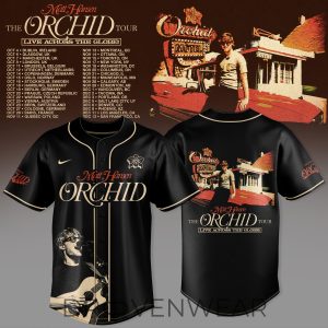 Matt Hansen The Orchid Tour 2026 Limited Baseball Jersey by Drovenwear.com