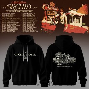 Matt Hansen The Orchid Tour 2026 Premium Black Hoodie by Drovenwear.com