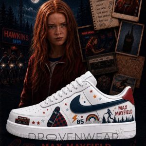 Max Mayfield Stranger Things AF1 Version 4 by Drovenwear.com