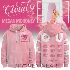 Megan Moroney CLOUD 9 Tour 2026 Hoodie by Drovenwear.com