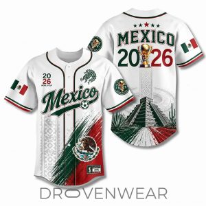 Mexico Baseball Inspired 2026 Championship Fan Jersey by Drovenwear.com