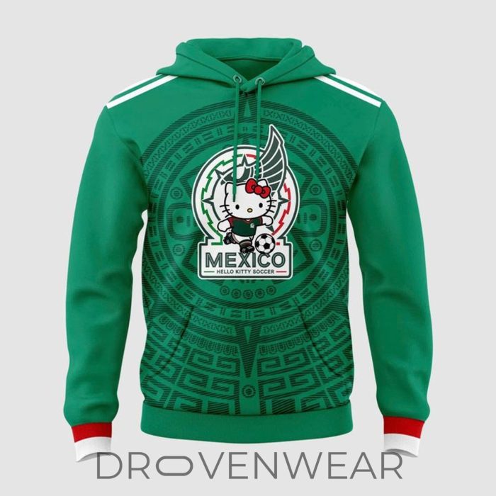 Mexico National Team x Hello Kitty World Cup 2026 Hoodie - Image 2