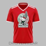 Mexico Soccer x Hello Kitty WC26 Red Fan Shirt - Image 2