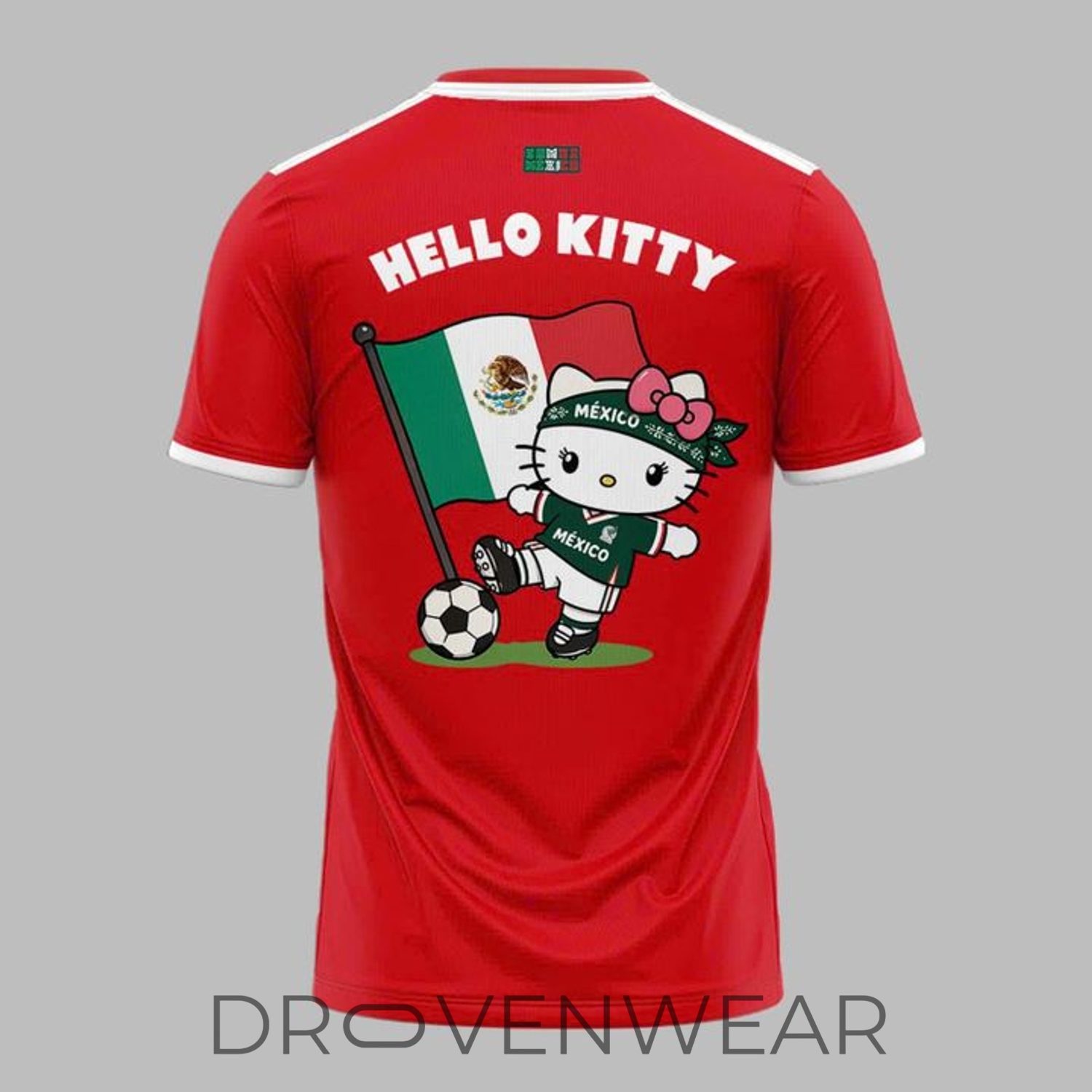 Mexico Soccer x Hello Kitty WC26 Red Fan Shirt Mexico Soccer x Hello Kitty WC26 Red Fan Shirt