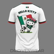 Mexico Soccer x Hello Kitty WC26 White Fan Shirt - Image 3