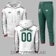 Mexico World Cup 2026 Away Inspired Personalized Tracksuit
