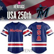 Miami Marlins 250th USA Celebration Jersey