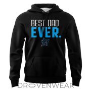 Miami Marlins Father's Day Best Dad Ever Hoodie - Special Edition - Image 2