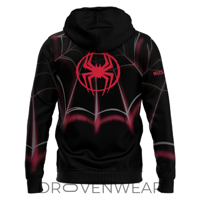 Miami Marlins Marvel Night Spider-Man Miles Morales Hoodie - Limited Edition - Image 3