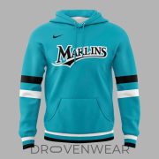 Miami Marlins Teal Throwback Uniform Hoodie - Special Edition - Image 2
