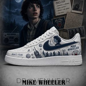 Mike Wheeler Stranger Things AF1 Version 4 by Drovenwear.com
