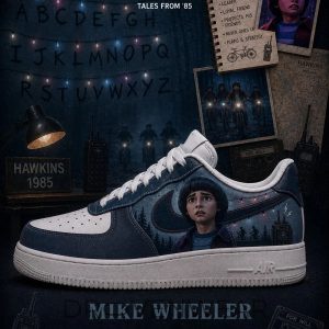 Mike Wheeler Stranger Things Inspired AF1 by Drovenwear.com