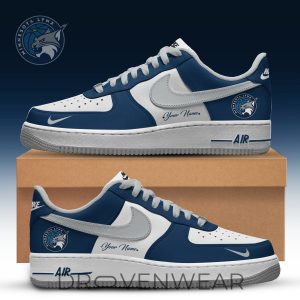 Minnesota Lynx WNBA Air Force 1 Collector Shoes by Drovenwear.com