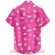Minnesota Twins Barbie Theme Game Day Tropical Hawaiian Shirt - Image 3