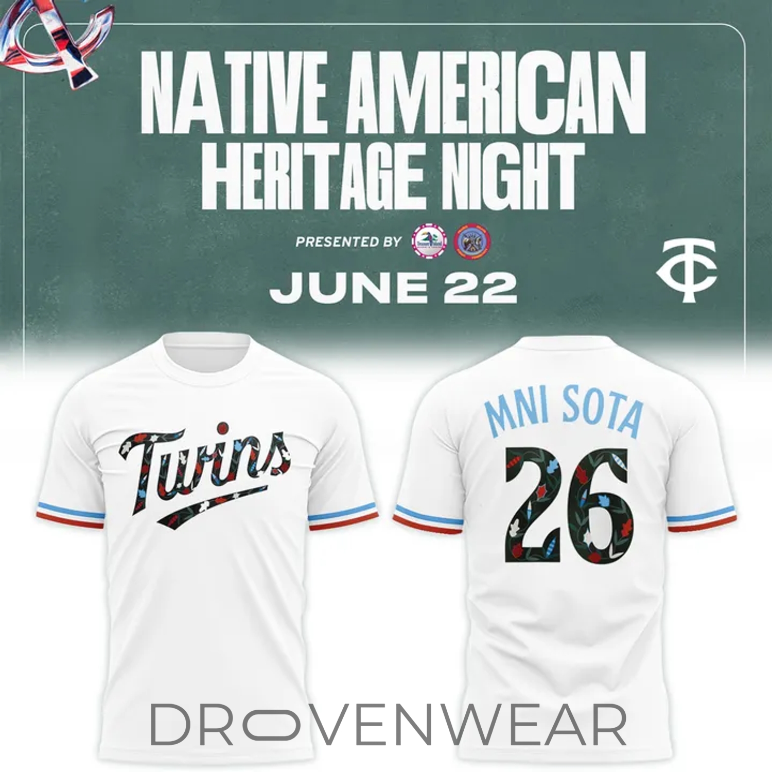 Minnesota Twins Native American Heritage Fan Tee 2026 Minnesota Twins Native American Heritage Fan Tee 2026