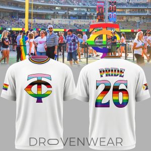 Minnesota Twins Pride Night 2026 Commemorative TShirt by Drovenwear.com