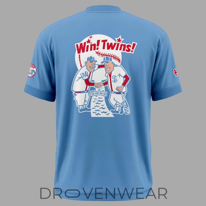 Minnesota Twins Vintage 1961 Team Logo Graphic T-Shirt - Image 3