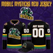 Mobile Mysticks 2026 New Black Custom Hockey Jersey