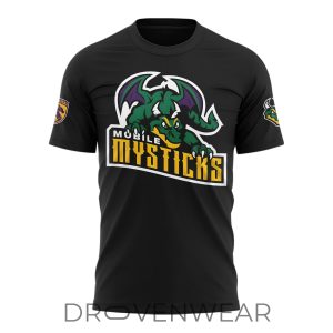 Mobile Mysticks 2026 New Black TShirt by Drovenwear.com
