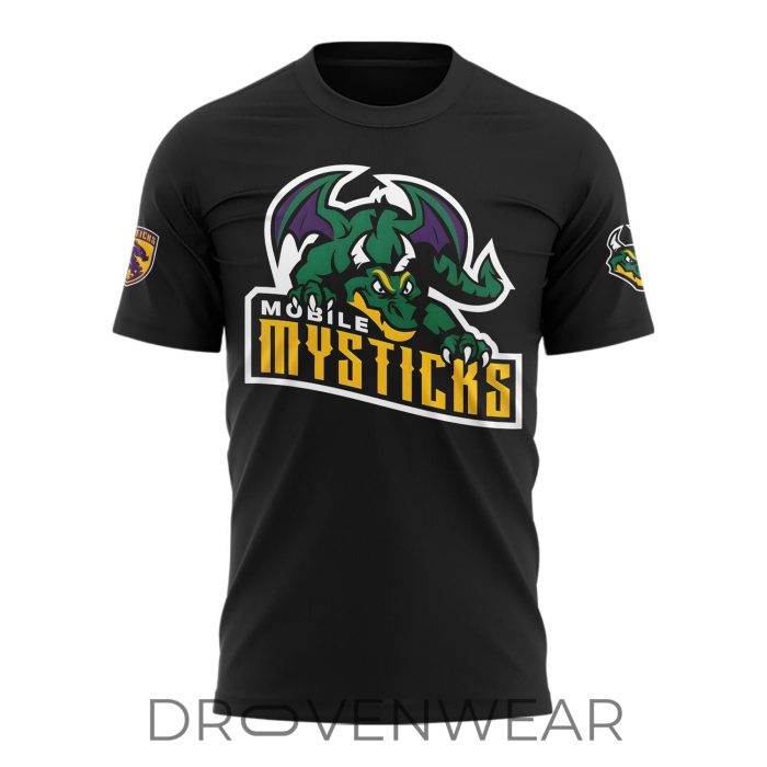 Mobile Mysticks 2026 New Black T-Shirt - Image 2